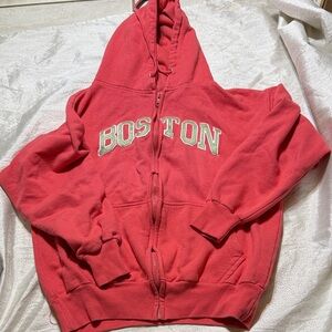 Authentic life apparel Red Boston Hoodie for women size M